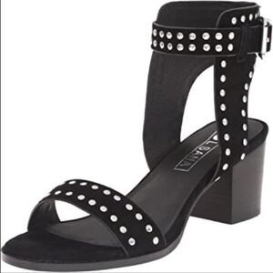 Sol Sana Porter Studded Suede Heel Sandals